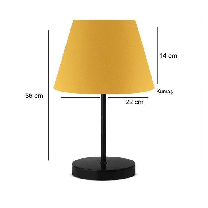 Opviq Lámpara de Mesa AYD-3157 Mostaza Opviq Lámpara de Mesa AYD-3157 Mostaza